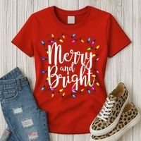 Merry And Bright Women's T-Shirt thumb 3