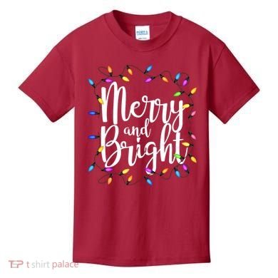 Merry And Bright Kids T-Shirt
