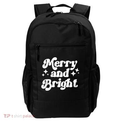 Merry And Bright Christmas Backpack