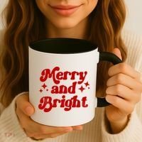 Merry And Bright Christmas Coffee Mug thumb 3