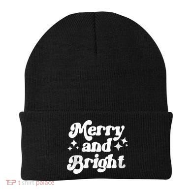 Merry And Bright Christmas Beanie