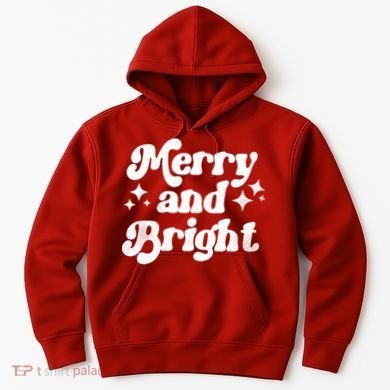 Merry And Bright Christmas Hoodie