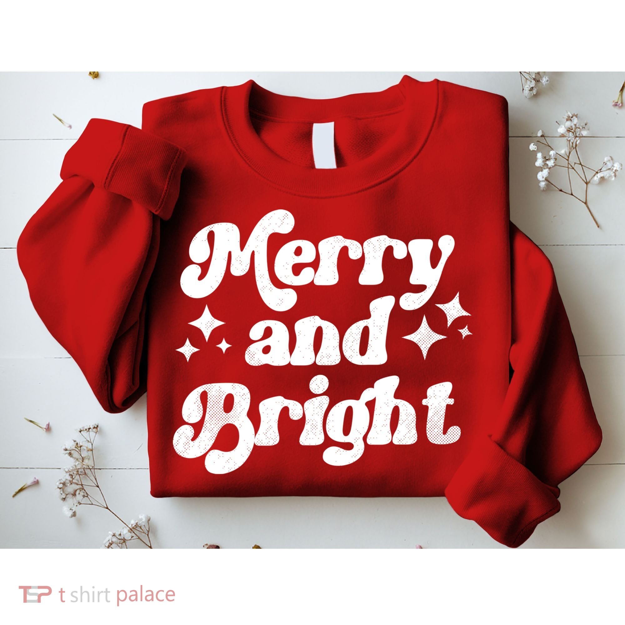 Merry And Bright Christmas Sweatshirt