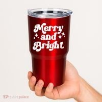 Merry And Bright Christmas Tumbler thumb 2