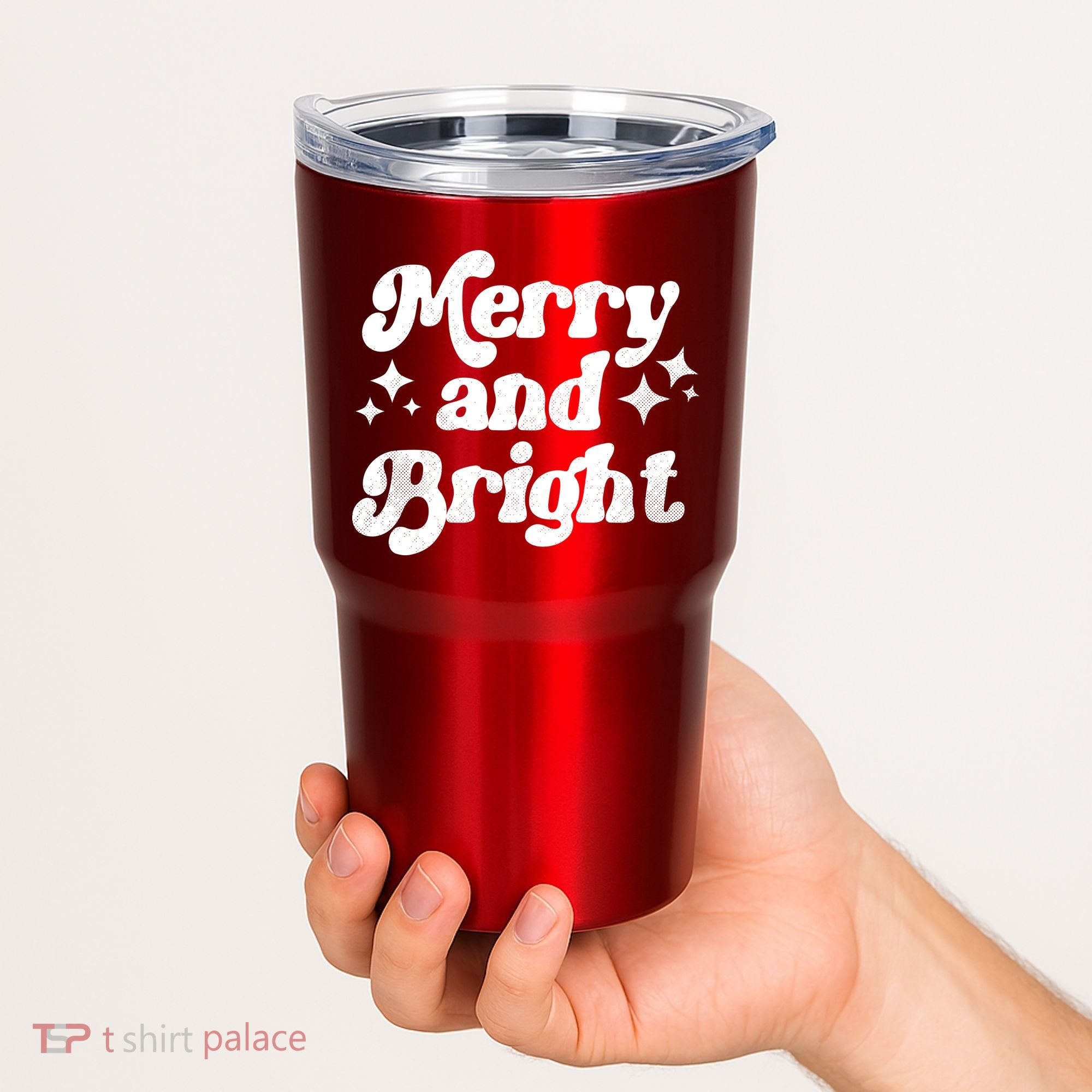 Merry And Bright Christmas Tumbler