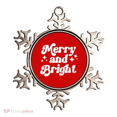 Merry And Bright Christmas Ornament