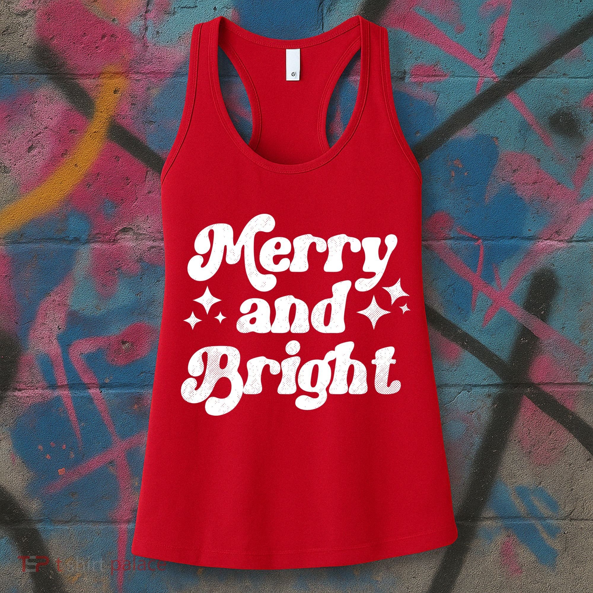 Merry And Bright Christmas Women's Tank Top