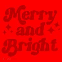 Merry And Bright Christmas Santa Hat thumb 1