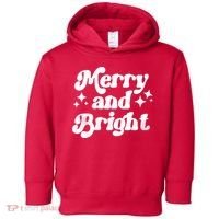 Merry And Bright Christmas Toddler Hoodie thumb 0