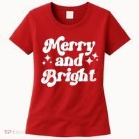 Merry And Bright Christmas Women's T-Shirt thumb 0