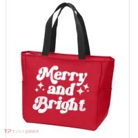 Merry And Bright Christmas Tote Bag thumb 3
