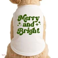 Merry And Bright Doggie Tank thumb 0