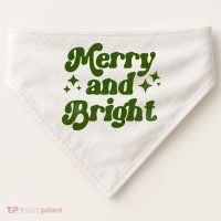 Merry And Bright USA-Made Doggie Bandana thumb 0