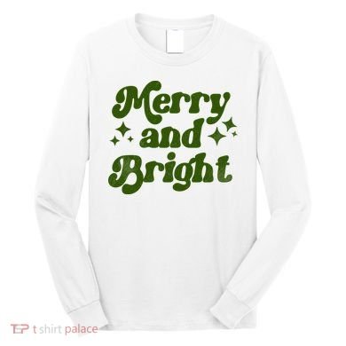 Merry And Bright Long Sleeve Shirt