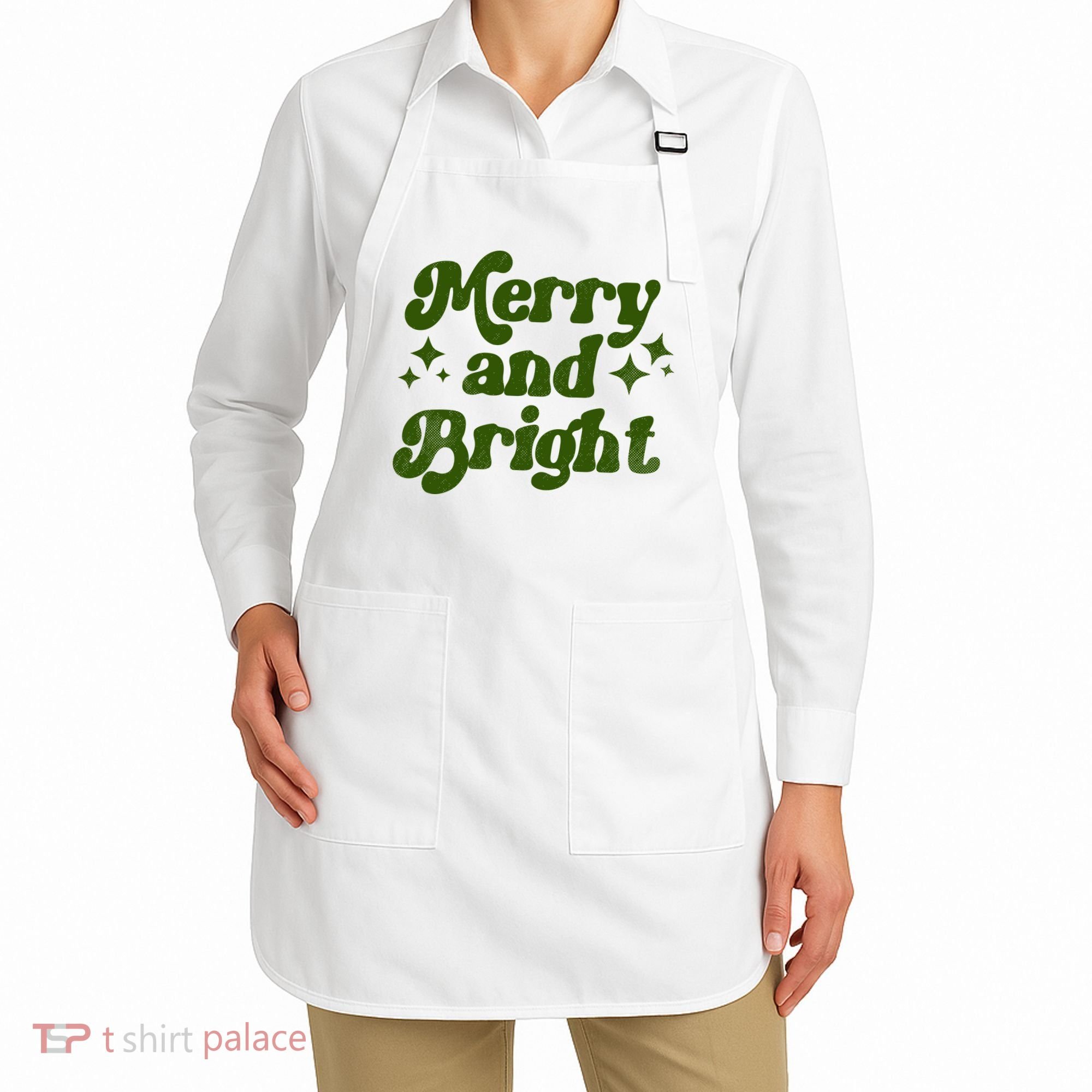 Merry And Bright Apron