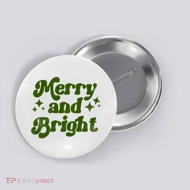 Merry And Bright Button