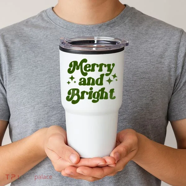 Merry And Bright Tumbler
