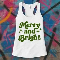 Merry And Bright Women's Tank Top thumb 3