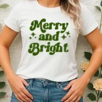 Merry And Bright Women's T-Shirt thumb 2