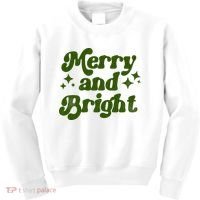 Merry And Bright Kids Sweatshirt thumb 0