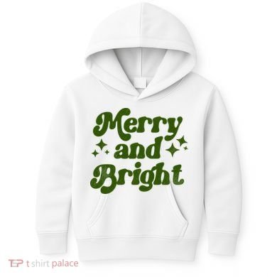 Merry And Bright Kids Hoodie