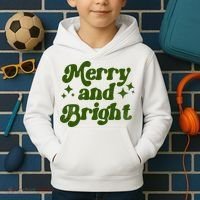 Merry And Bright Kids Hoodie thumb 2