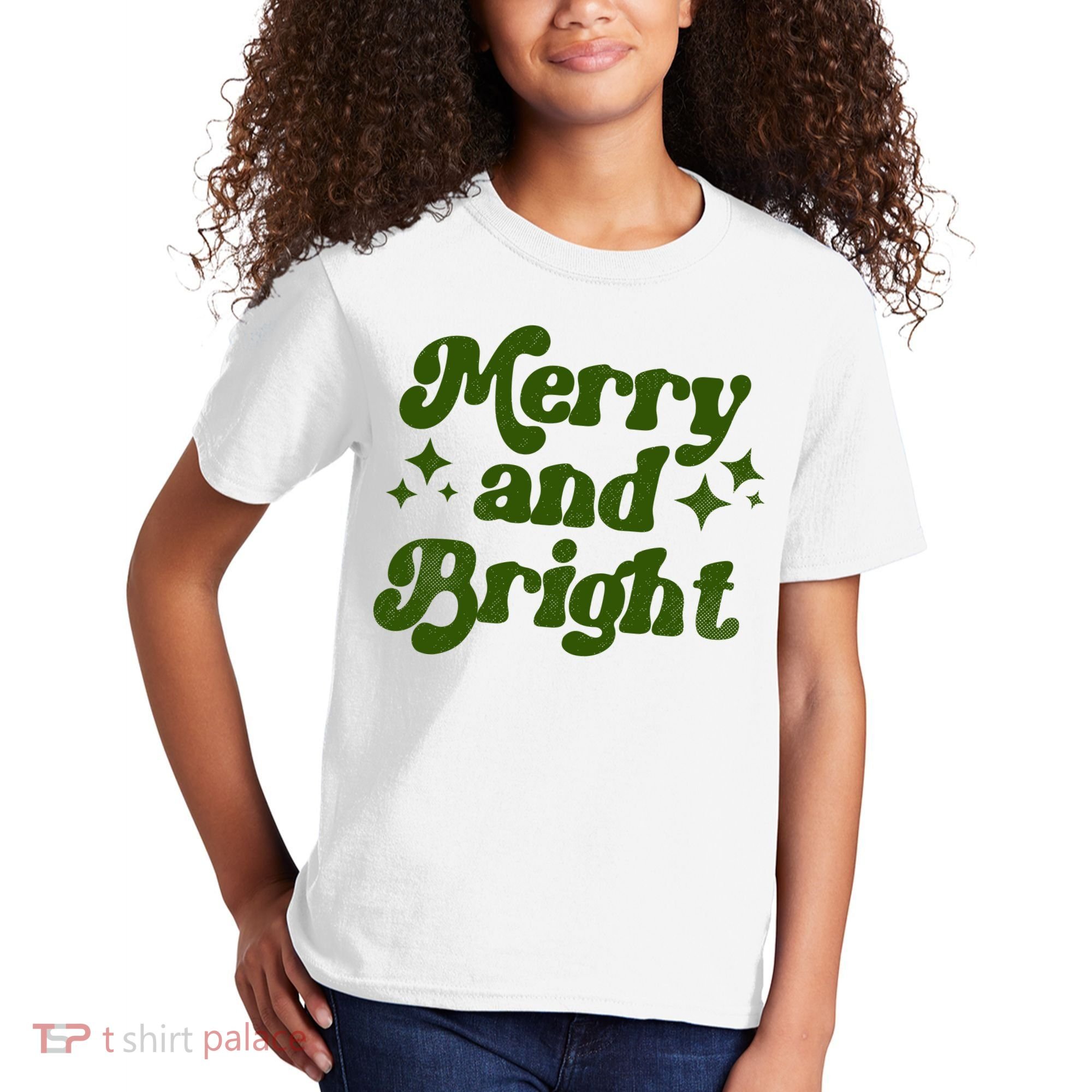 Merry And Bright Kids T-Shirt