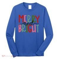 Merry And Bright Family Christmas Long Sleeve Shirt thumb 0