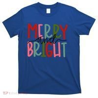 Merry And Bright Family Christmas T-Shirt thumb 0