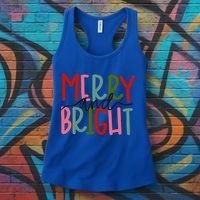 Merry And Bright Family Christmas Women's Tank Top thumb 3