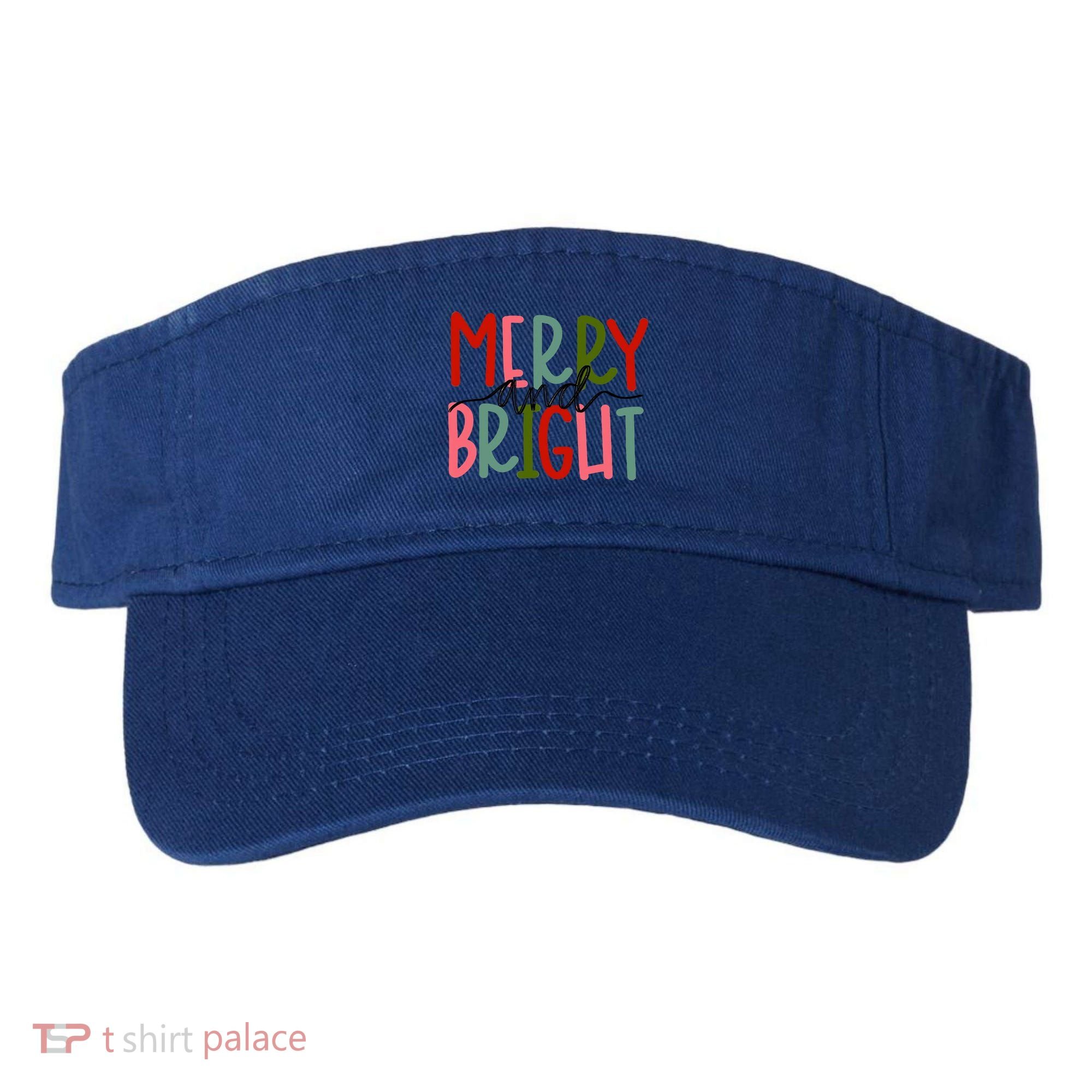 Merry And Bright Family Christmas Visor