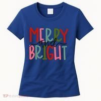 Merry And Bright Family Christmas Women's T-Shirt thumb 0