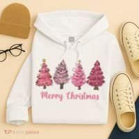 Merry And Bright Christmas Tree Christmas Tree Long Sleeve Hoodie thumb 4