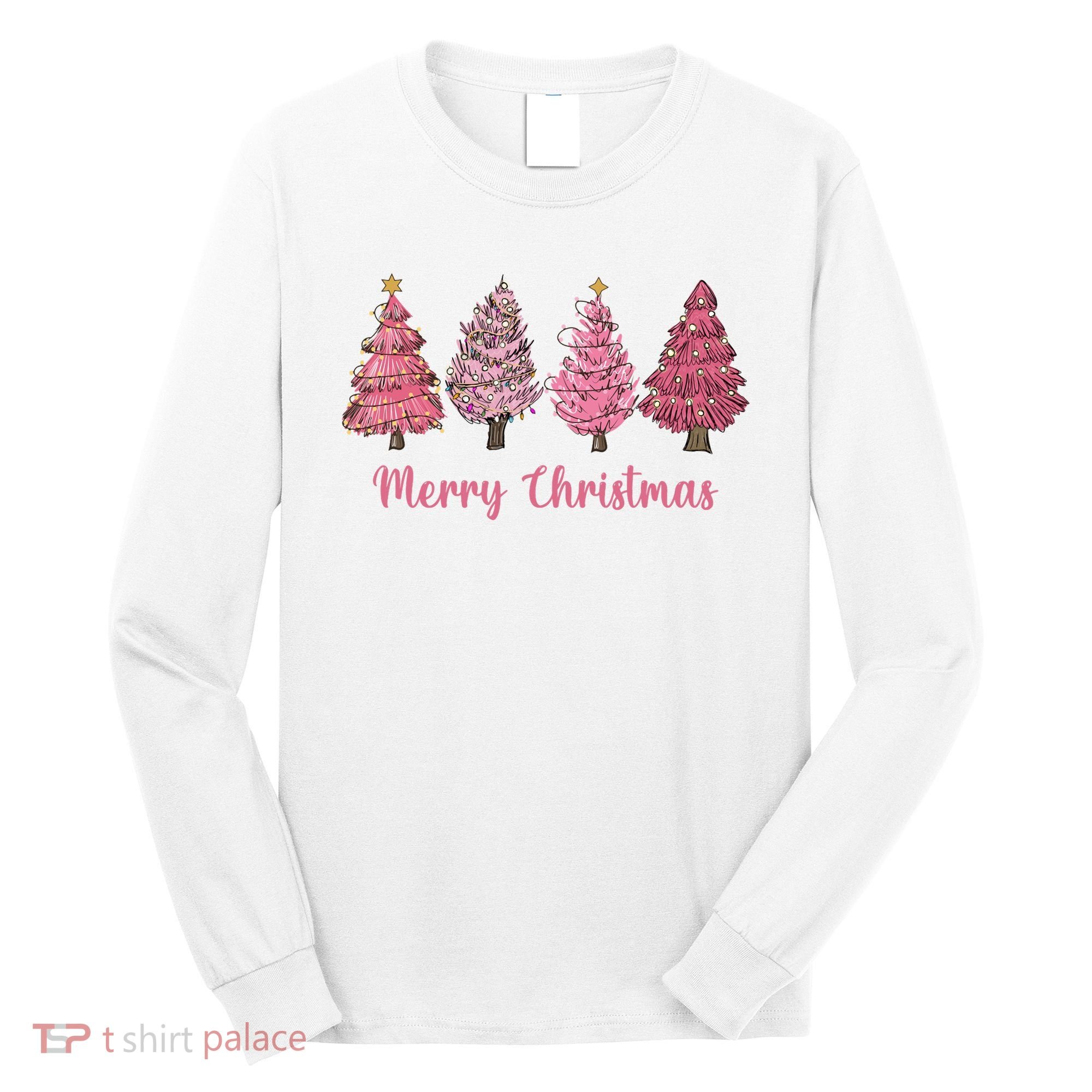 Merry And Bright Christmas Tree Christmas Tree Long Sleeve Long Sleeve Shirt