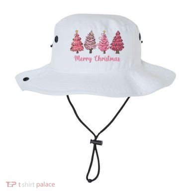 Merry And Bright Christmas Tree Christmas Tree Long Sleeve Bucket Hat