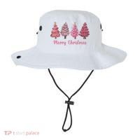 Merry And Bright Christmas Tree Christmas Tree Long Sleeve Bucket Hat thumb 0
