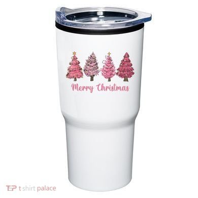Merry And Bright Christmas Tree Christmas Tree Long Sleeve Tumbler