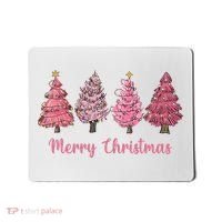 Merry And Bright Christmas Tree Christmas Tree Long Sleeve Mousepad thumb 0