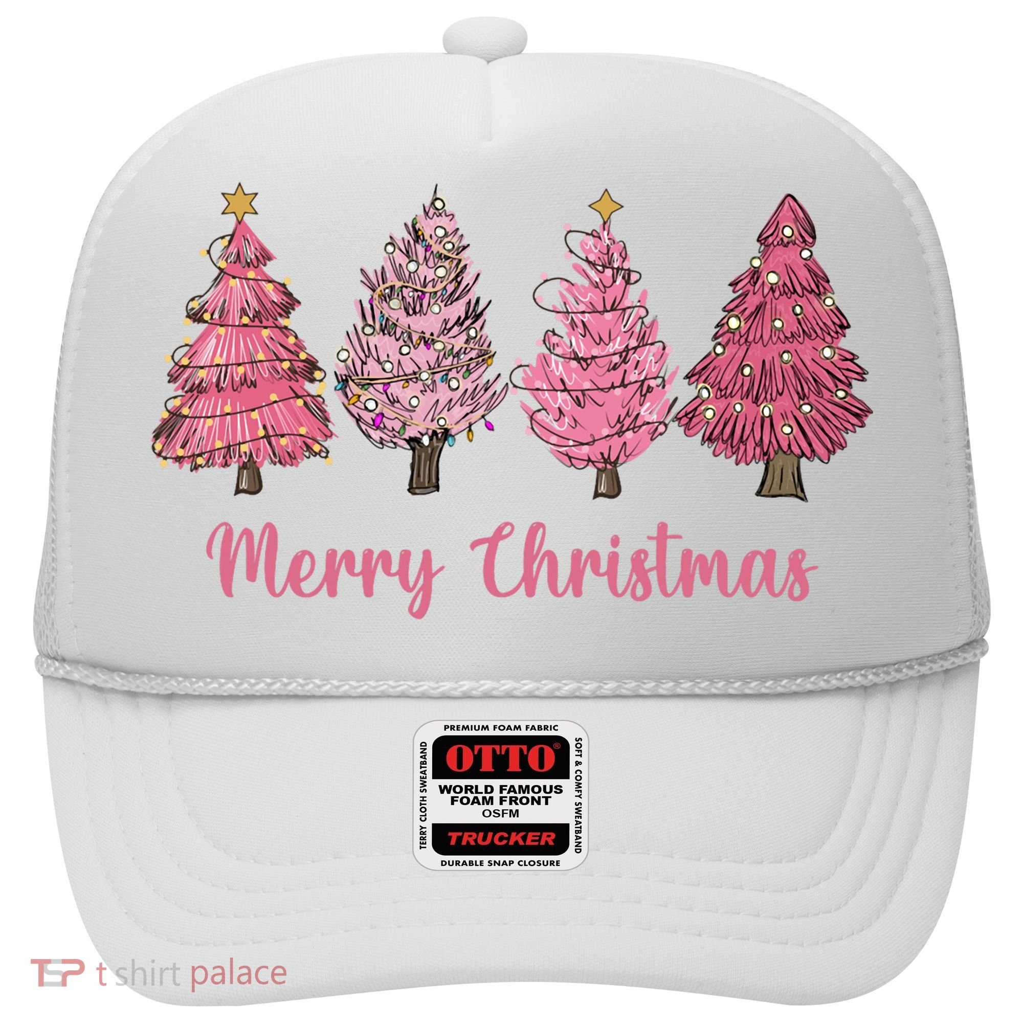 Merry And Bright Christmas Tree Christmas Tree Long Sleeve Hat