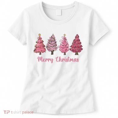 Merry And Bright Christmas Tree Christmas Tree Long Sleeve Women's T-Shirt