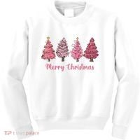 Merry And Bright Christmas Tree Christmas Tree Long Sleeve Kids Sweatshirt thumb 0