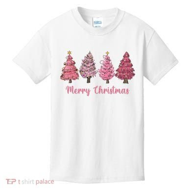 Merry And Bright Christmas Tree Christmas Tree Long Sleeve Kids T-Shirt