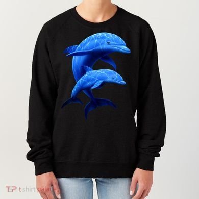 Mama And Baby Dolphin Women's Sweatshirt