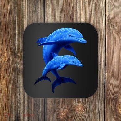 Mama And Baby Dolphin Coaster