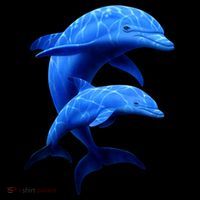 Mama And Baby Dolphin Mousepad thumb 1