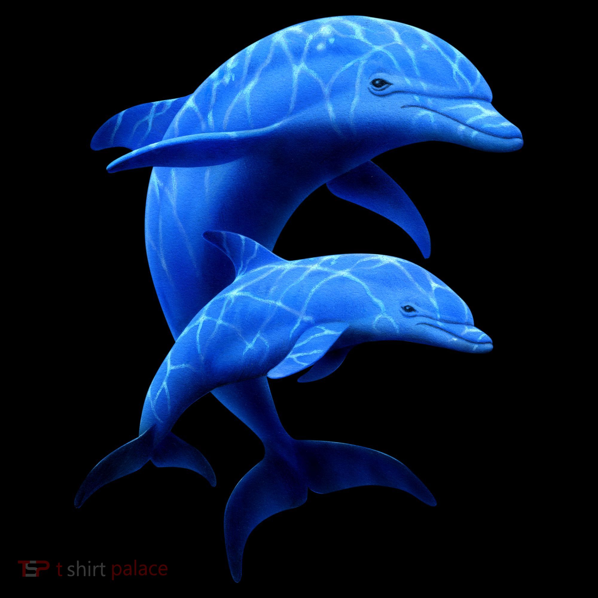 Mama And Baby Dolphin Ornament