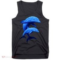 Mama And Baby Dolphin Tank Top thumb 0