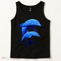 Mama And Baby Dolphin Tank Top thumb 2