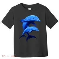 Mama And Baby Dolphin Toddler T-Shirt thumb 0