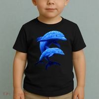 Mama And Baby Dolphin Toddler T-Shirt thumb 2